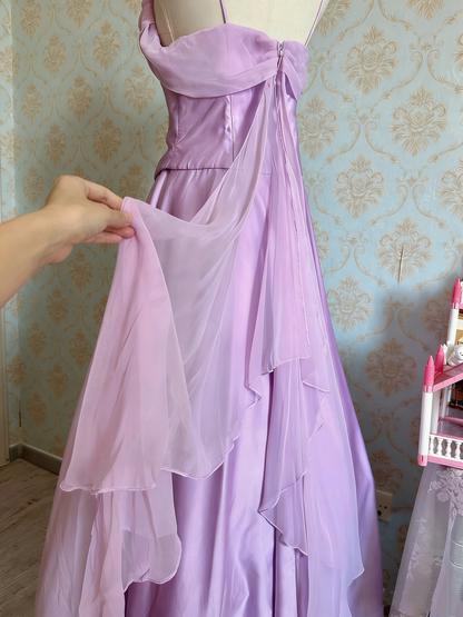 New Arrival Prom Dress A Line Spaghetti Straps Gala Dress Evening Dress Cocktail Dress  D4489