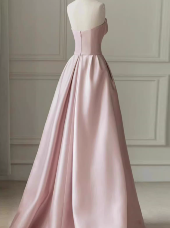 Beauty Prom Dress A Line Strapless Tulle Gala Dress Evening Dress Formal Dress D4531