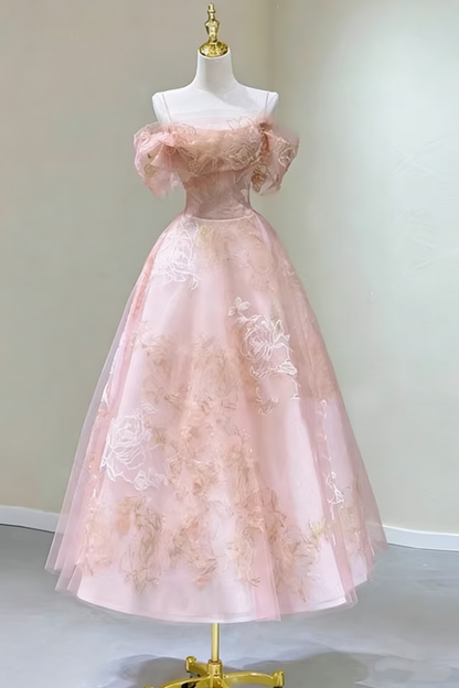Beauty Prom Dress Spaghetti Straps Tulle Gala Dress Evening Dress Formal Dress  D4551