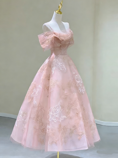 Beauty Prom Dress Spaghetti Straps Tulle Gala Dress Evening Dress Formal Dress  D4551