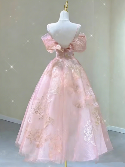 Beauty Prom Dress Spaghetti Straps Tulle Gala Dress Evening Dress Formal Dress  D4551