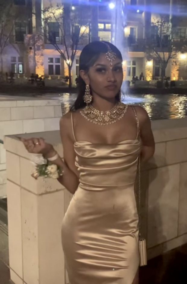 Champagne Spaghetti Straps Sheath Satin Long Evening Party Dress MD7703