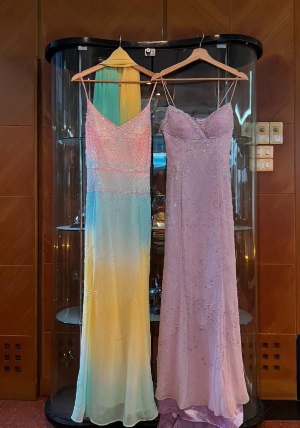 Stunning Multi-color A Line Beaded Chiffon Prom Dress Party Dress Date Dress SH4887