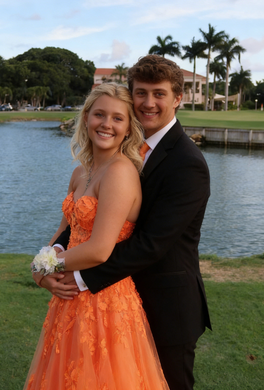 Strapless Tulle Appliques Long Evening Dress Orange Prom Dress SH965