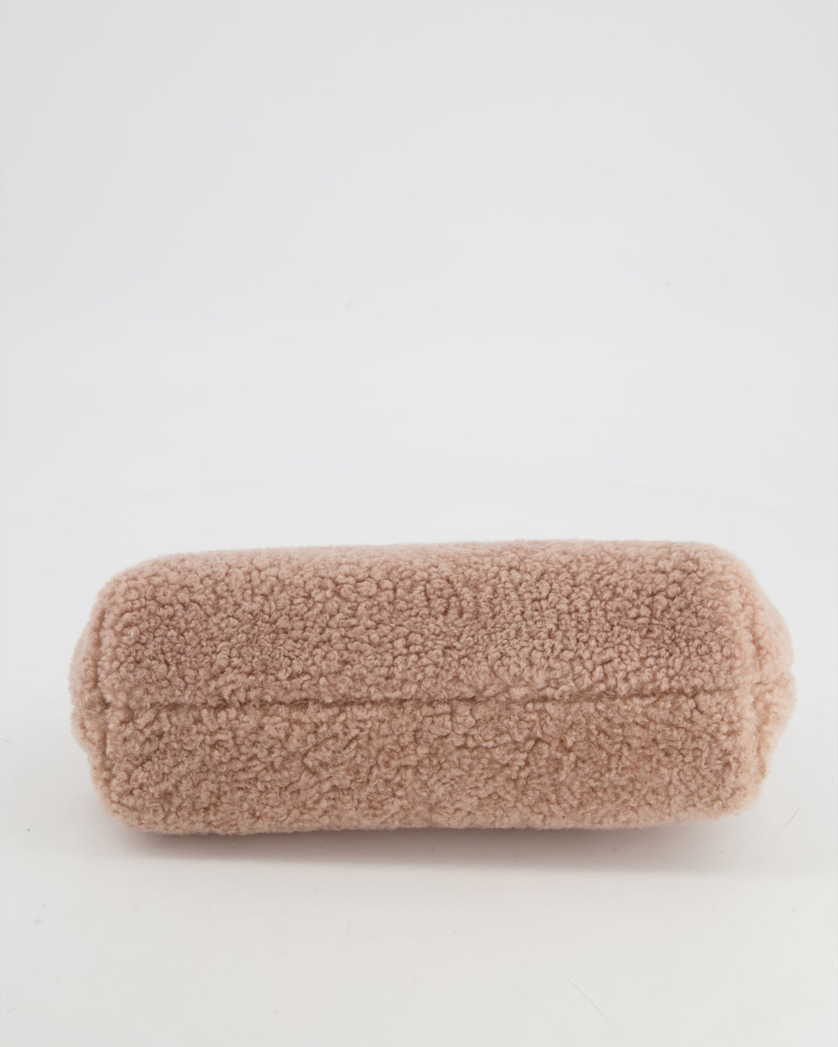 Fendi First Small Dusty Pink Sheepskin Bag with Gold Hardware