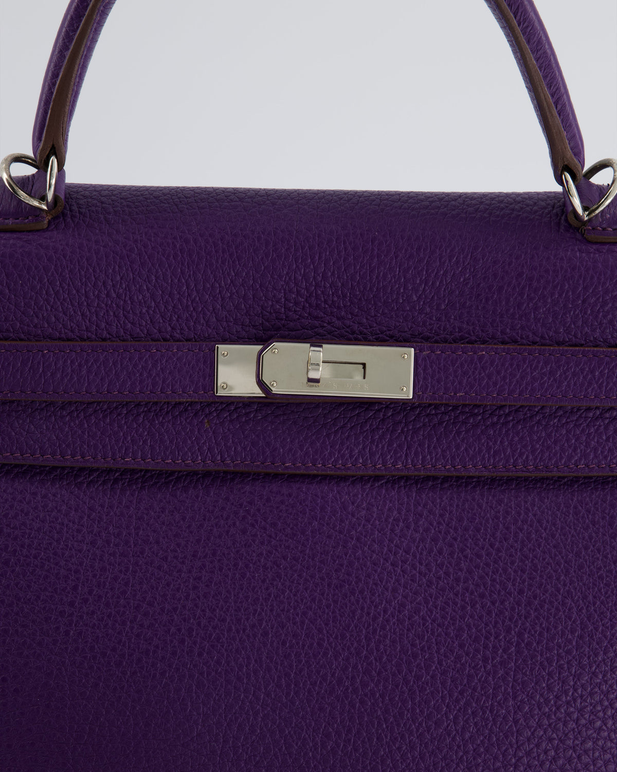 Hermès Kelly 35cm Bag Retourne in Iris Togo Leather with Palladium Hardware