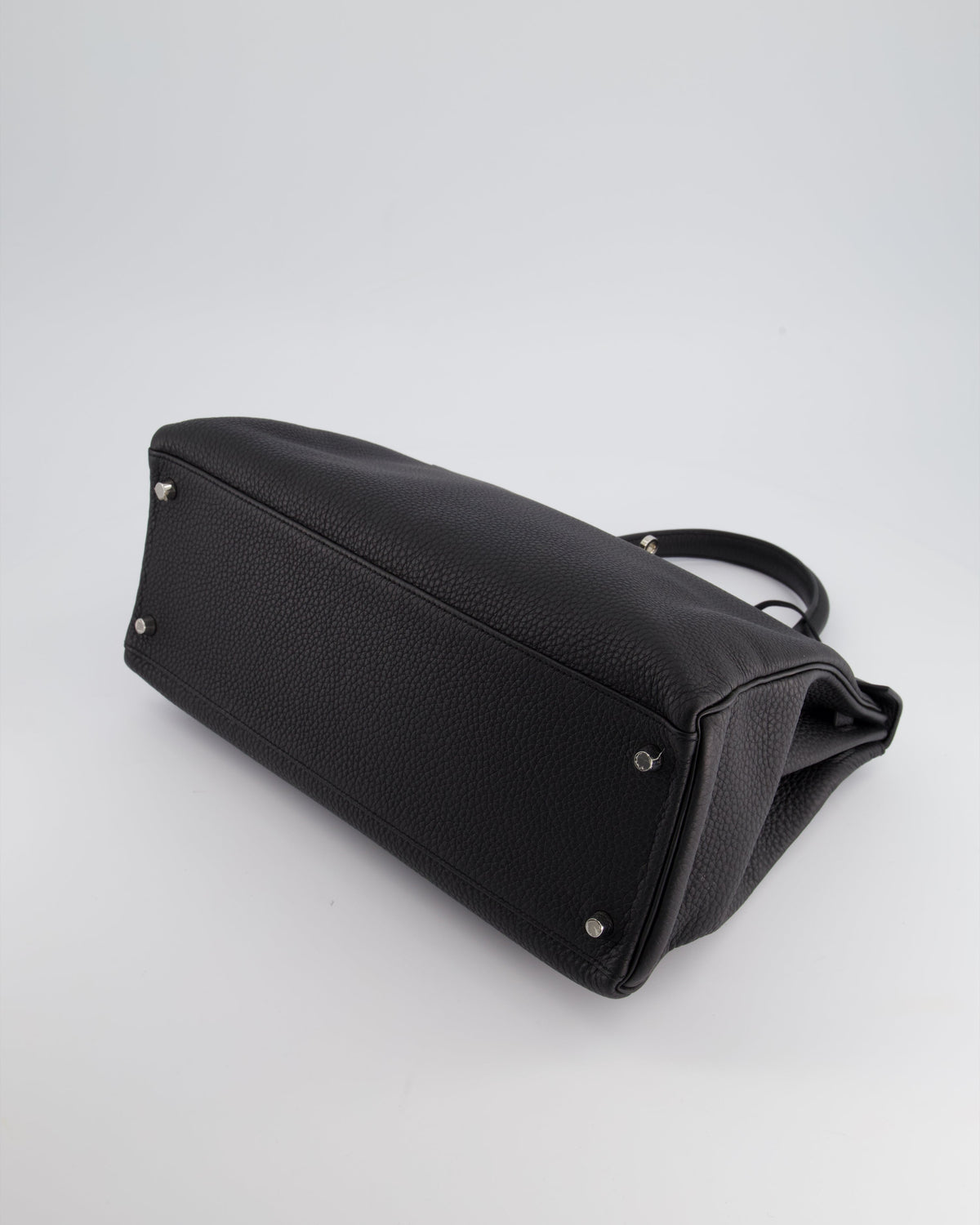 Hermès Kelly 35cm Bag Black in Togo Leather with Palladium Hardware