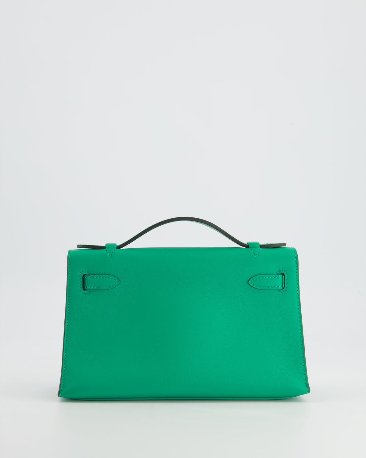 *FIRE PRICE* Hermès Kelly Pochette in Menthe Swift Leather with Gold Hardware