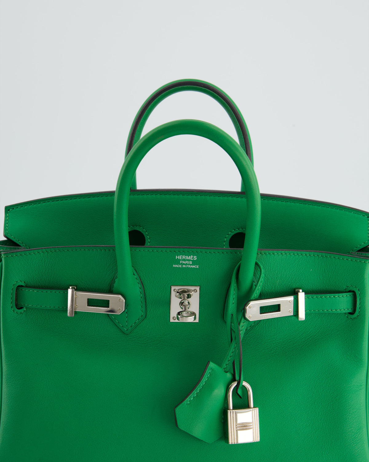 *FIRE PRICE* Hermès Birkin Bag 25cm Bamboo in Swift Leather with Palladium Hardware Bag