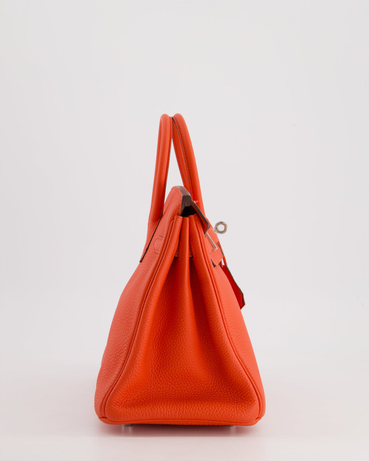 Hermès Birkin 25cm Bag in Capucine Togo Leather and Palladium Hardware