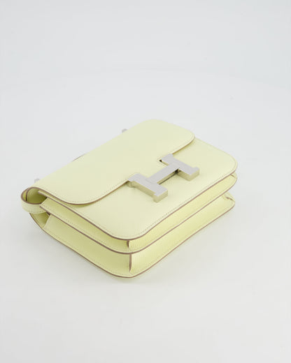 *NEW COLOUR* Hermès Constance III Mini 18cm Miroir Bag in Jaune Milton Epsom Leather with Palladium Hardware