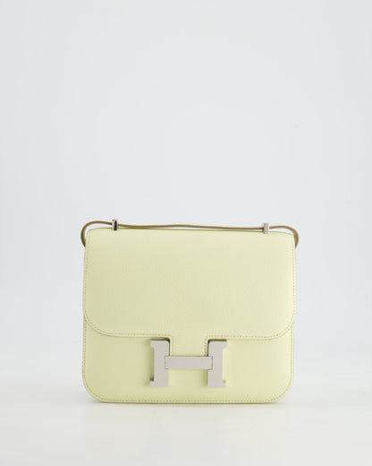 *NEW COLOUR* Hermès Constance III Mini 18cm Miroir Bag in Jaune Milton Epsom Leather with Palladium Hardware
