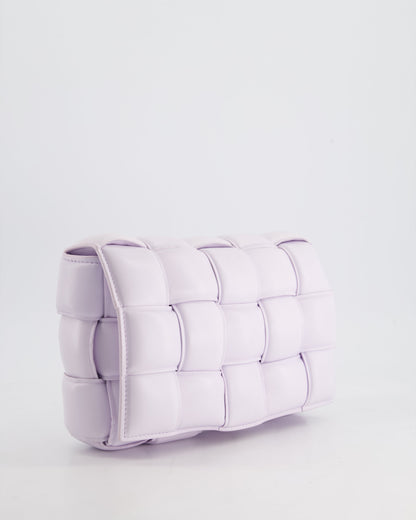 *HOT & FIRE PRICE* Bottega Veneta Pale Lilac Padded Cassette Bag with Gold Hardware RRP £2,780