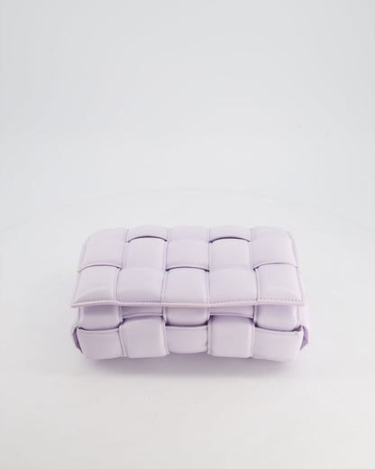 *HOT & FIRE PRICE* Bottega Veneta Pale Lilac Padded Cassette Bag with Gold Hardware RRP £2,780