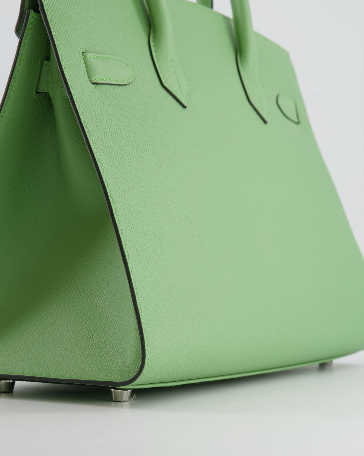 *RARE* Hermes Birkin 30cm Sellier Bag in Vert Criquet Epsom Leather with Palladium Hardware