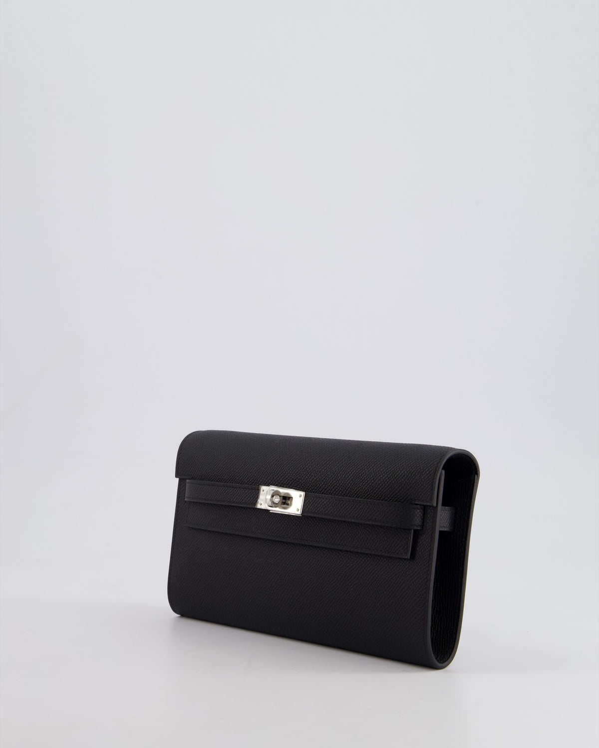 Hermès Kelly To Go Bag in Noir Epsom Leather with Palladium Hardware