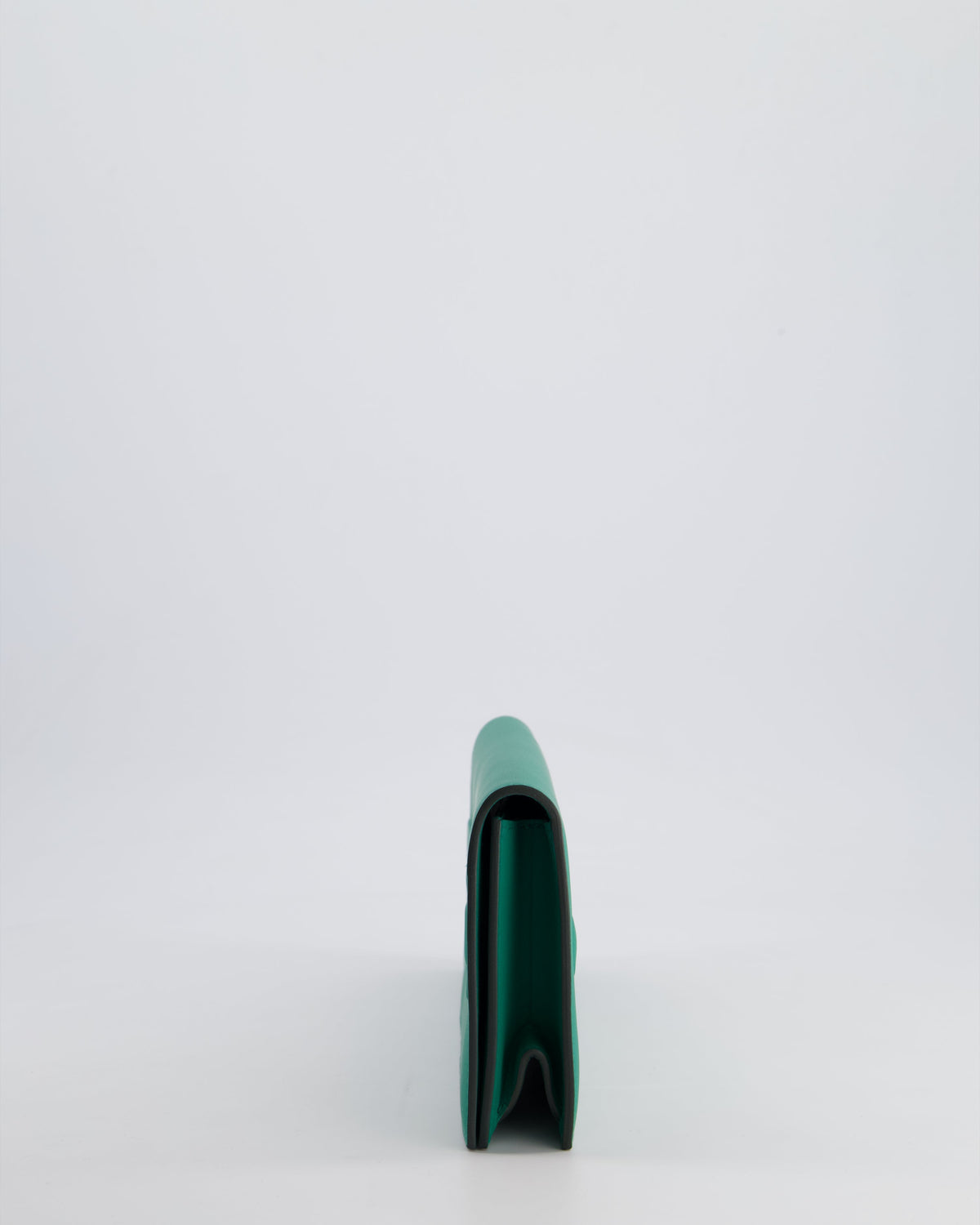 *FIRE PRICE* Hermès Birkin Shadow Cut Clutch Bag In Vert Vertigo Swift Leather