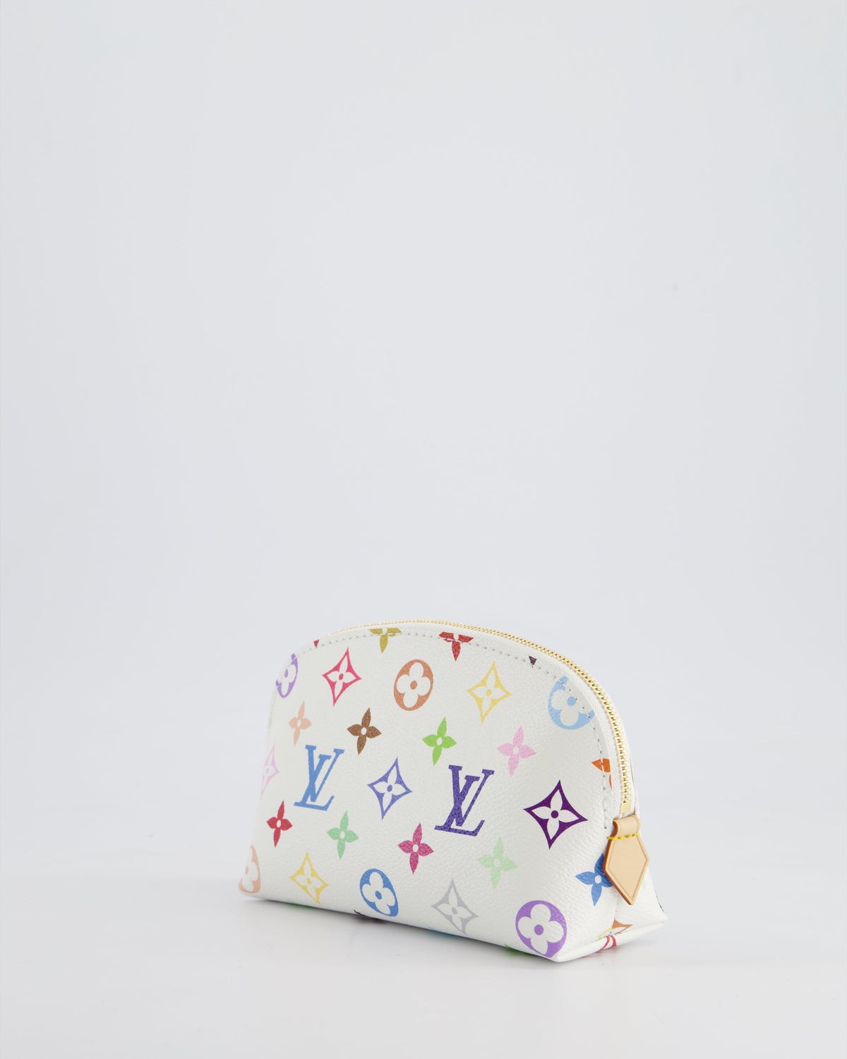*HOT* Louis Vuitton X Takashi Murakami PM Cosmetic Pouch in Multi-Colour Monogram Canvas