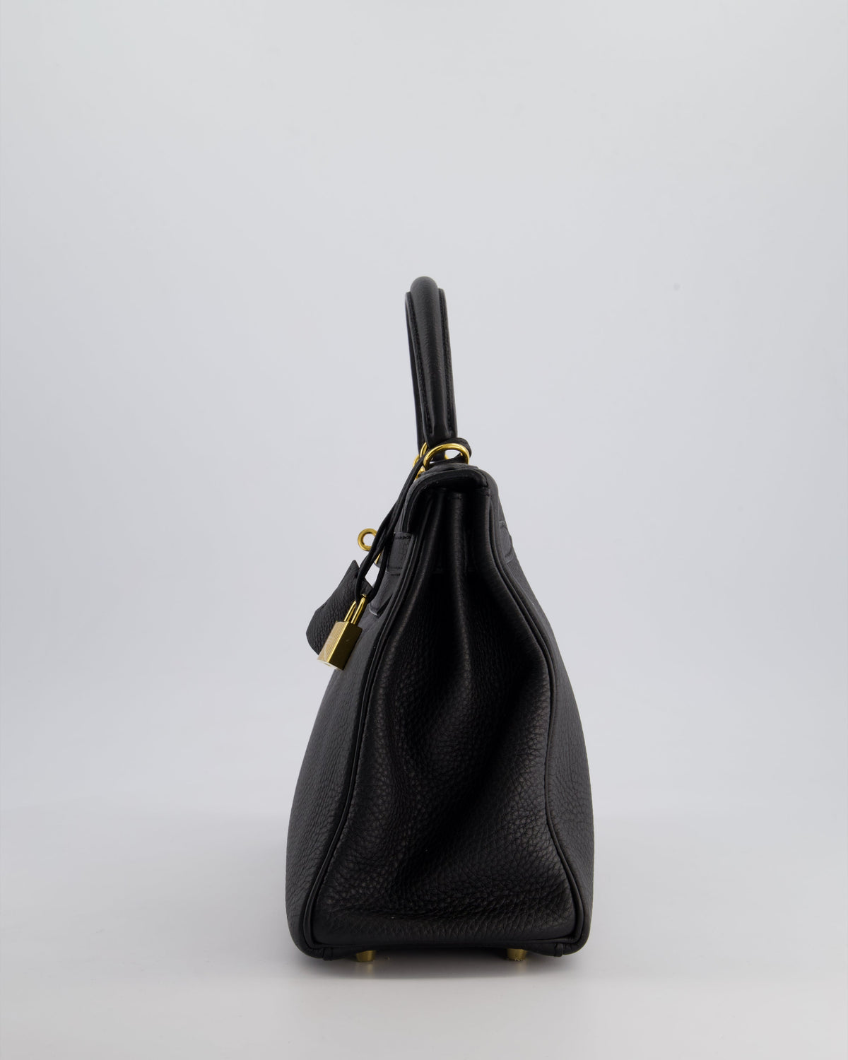 Hermès Kelly 28cm Retourne Bag in Black Togo Leather with Gold Hardware