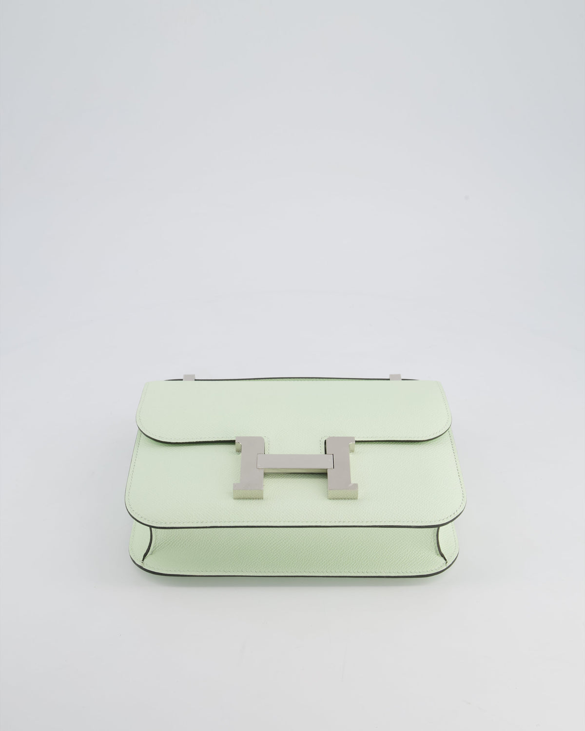 *RARE* Hermès Constance III Miroir 1 - 24cm Bag in Vert Fizz Epsom Leather with Palladium Hardware