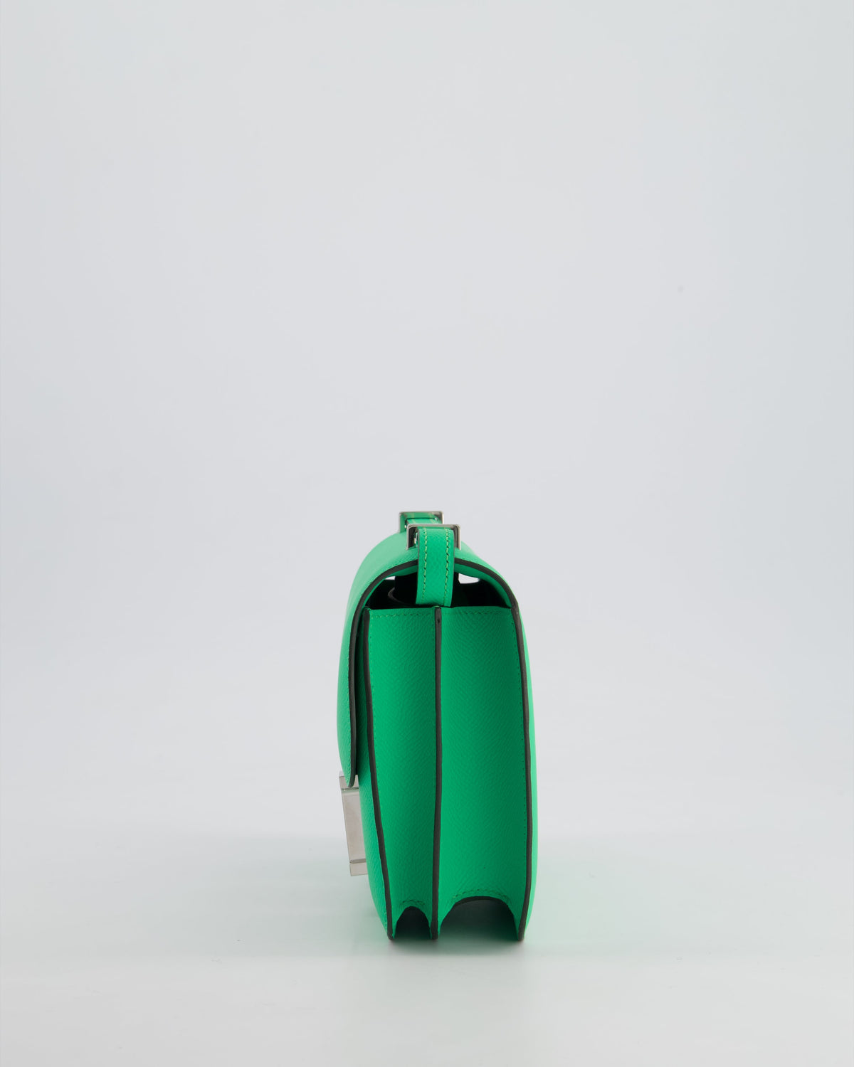 *RARE COLOUR* Hermès Constance III Mini Miroir 18cm Bag in Vert Comics Epsom Leather with Palladium Hardware