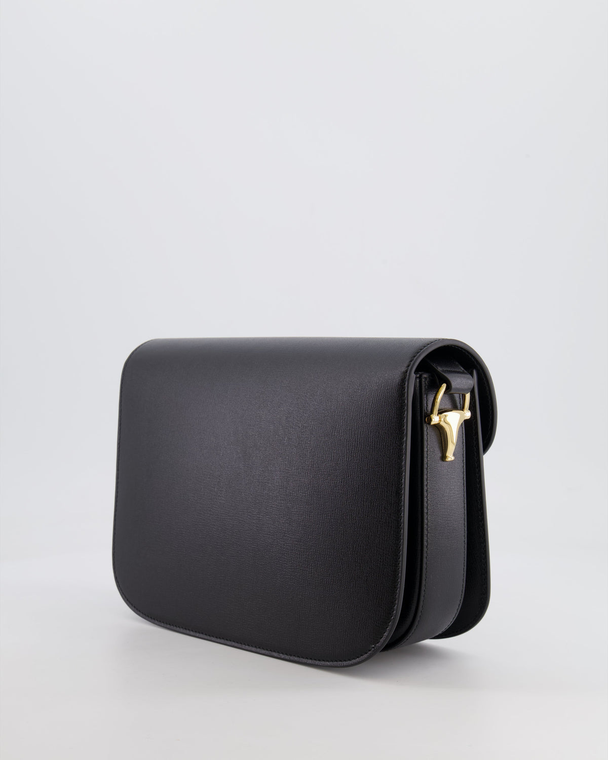 Gucci Horsebit 1955 Black Leather Medium Shoulder Bag with Gold Hardware RRP £2,650