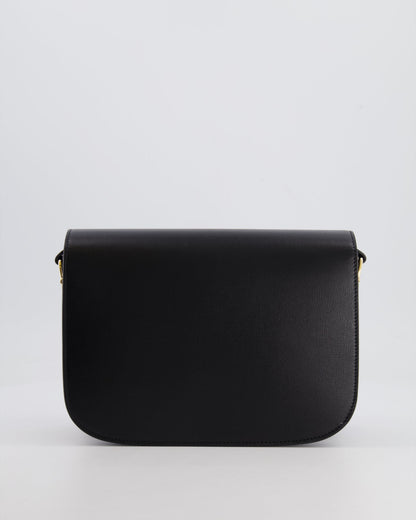 Gucci Horsebit 1955 Black Leather Medium Shoulder Bag with Gold Hardware RRP £2,650