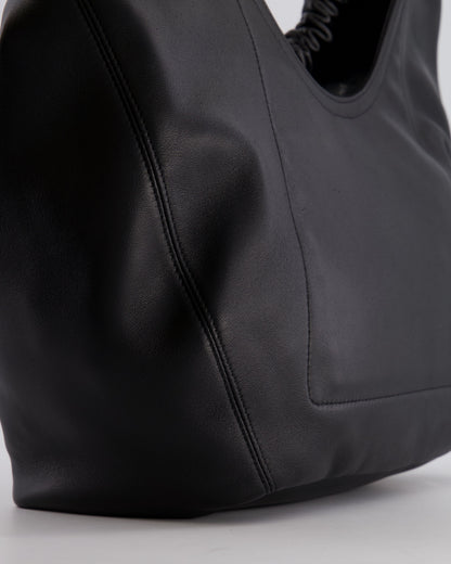 *HOT* Loewe Black Medium Squeeze Bag in Nappa Lambskin Leather and Gold Hardware RRP £3,650