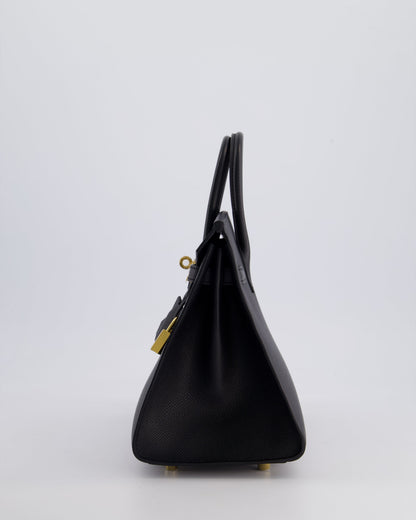 *HOLY GRAIL* Hermès Birkin 25cm Bag in Noir Epsom Leather with Gold Hardware