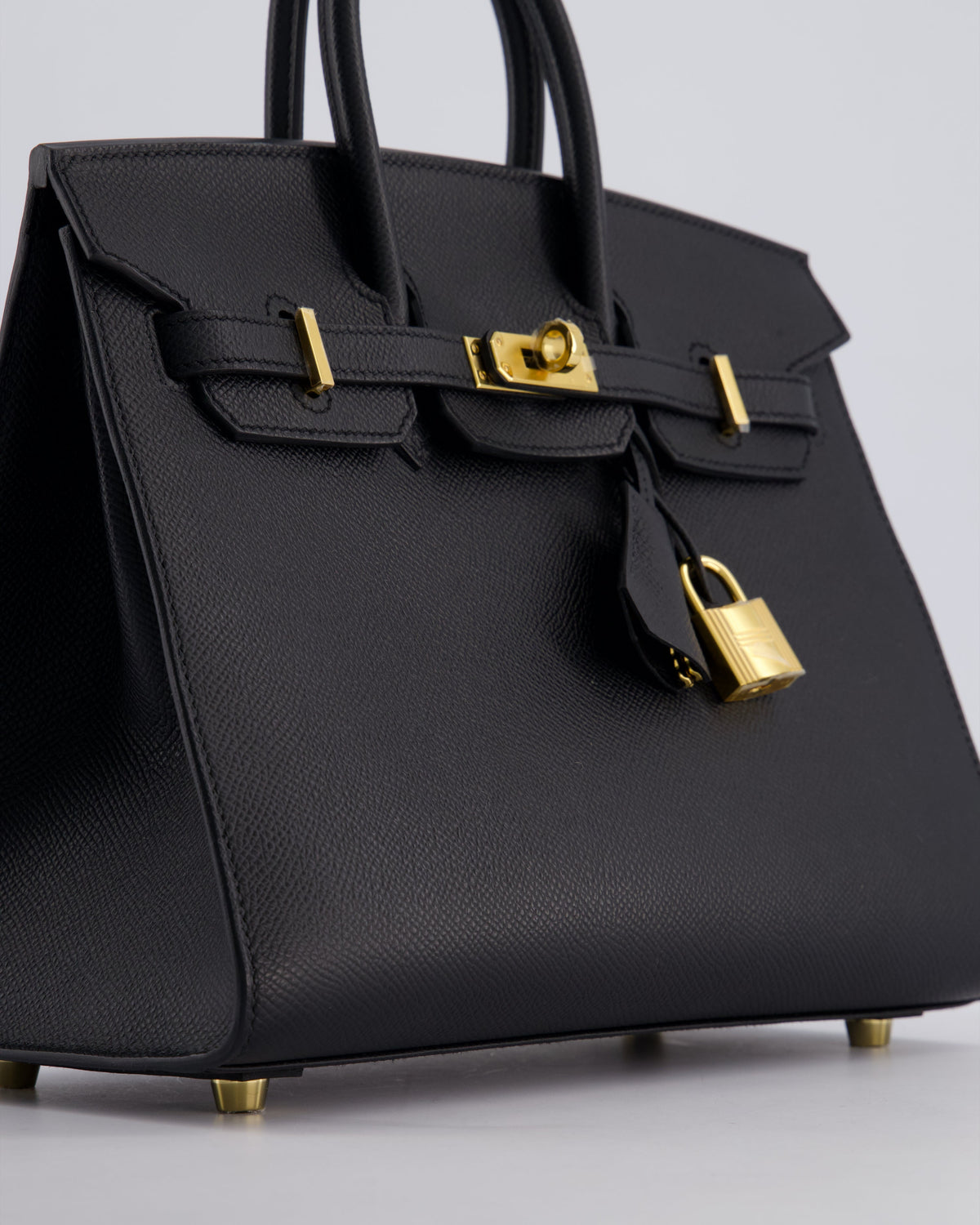 *HOLY GRAIL* Hermès Birkin 25cm Bag in Noir Epsom Leather with Gold Hardware
