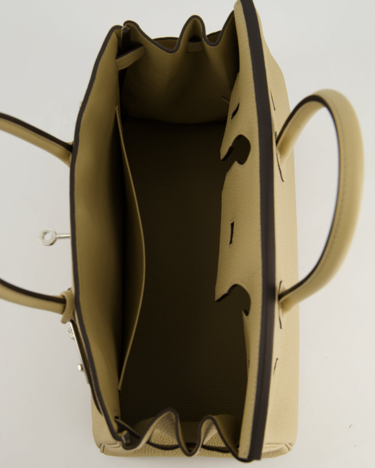 *HOT* Hermes Birkin 30cm Retourne Bag in Trench Togo Leather with Palladium Hardware