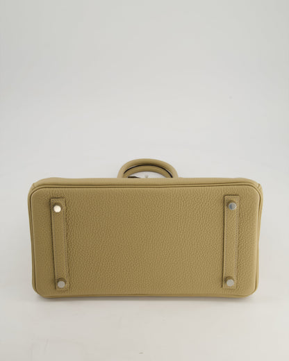 *HOT* Hermes Birkin 30cm Retourne Bag in Trench Togo Leather with Palladium Hardware
