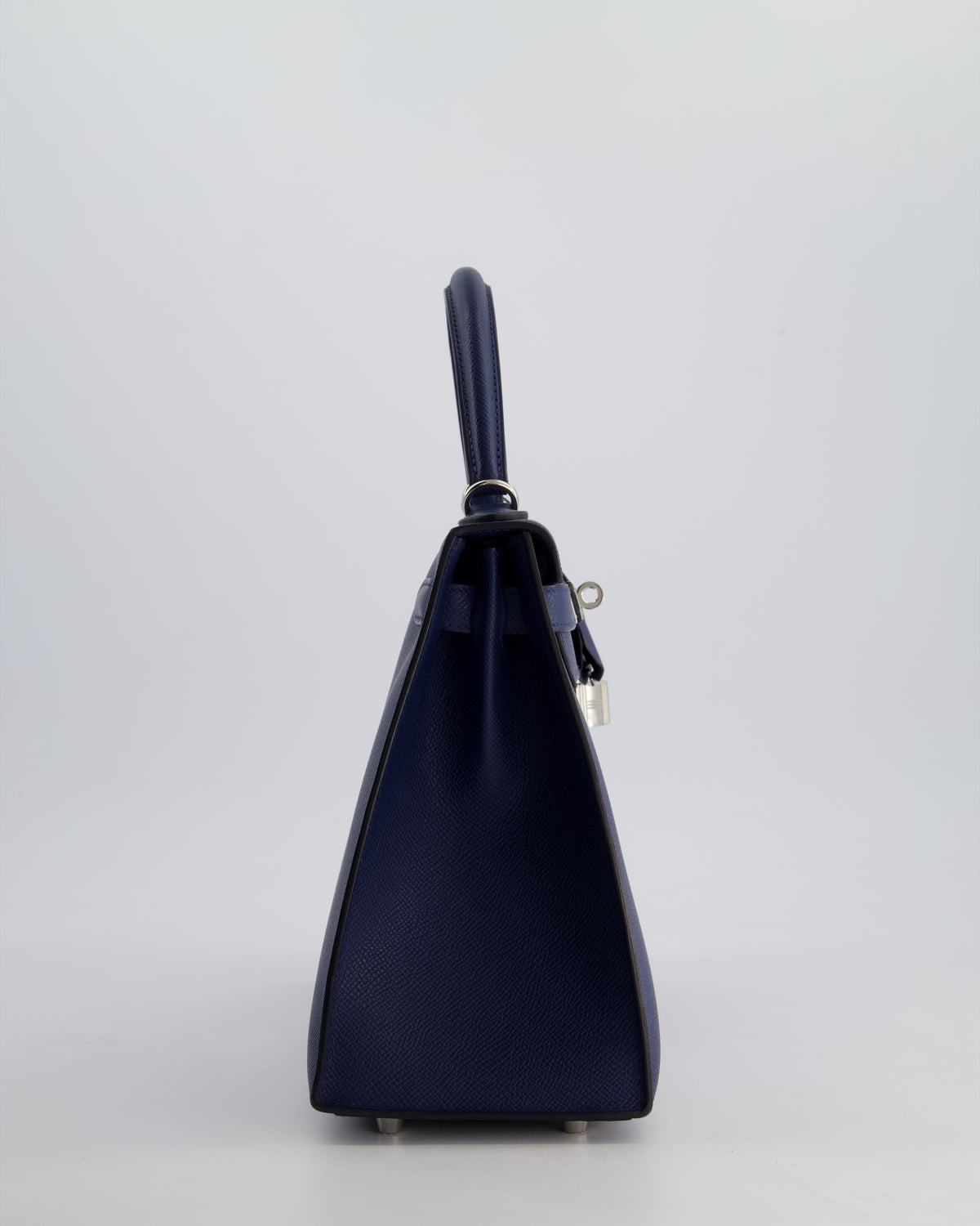 Hermès Kelly 28cm Sellier Bag in Blue Navy Epsom Leather with Palladium Hardware