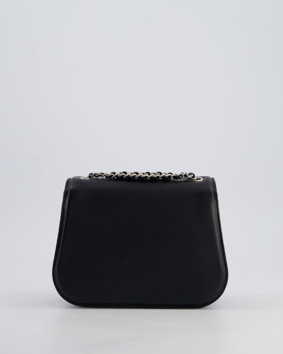 Chanel Braided Chic Flap Bag in Black Lambskin Leather with Silver Hardware