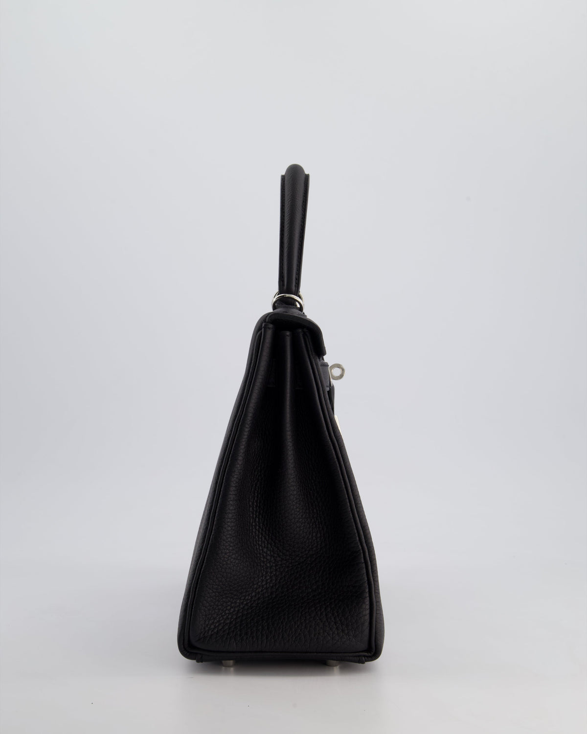 Hermès Kelly 28cm Retourne Bag in Black Togo Leather with Palladium Hardware