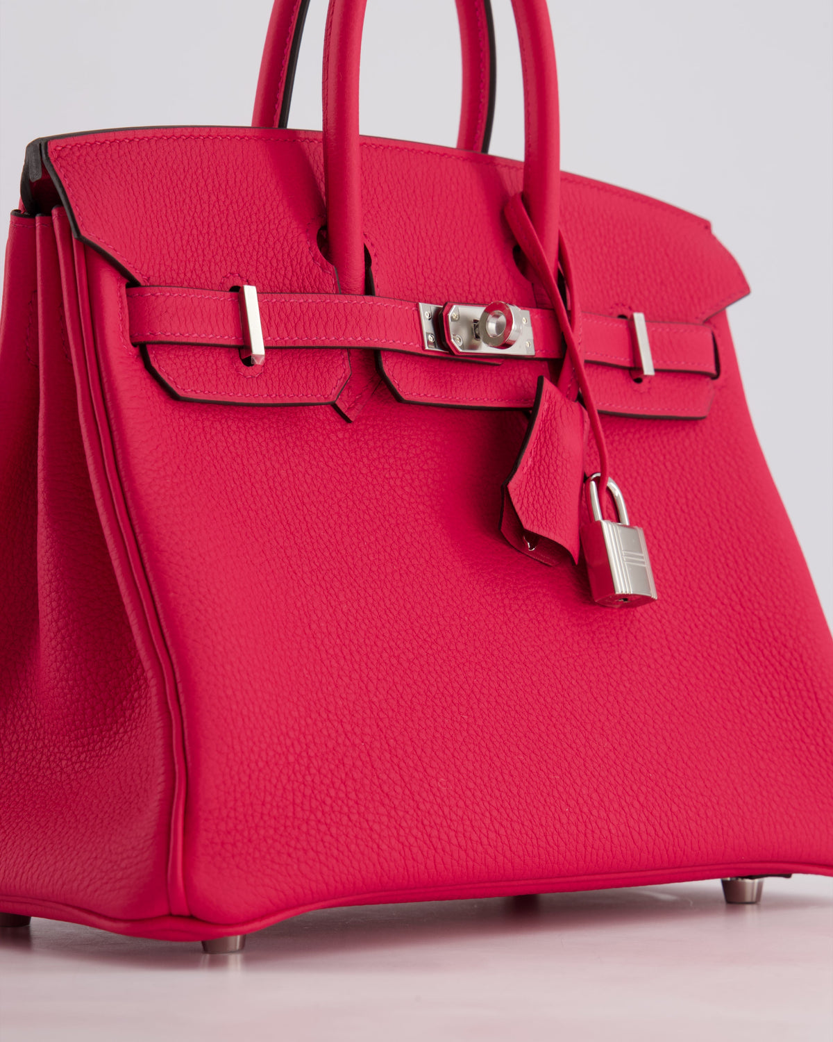 *RARE* Hermès Birkin 25cm Bag in Rose Mexico Togo Leather with Palladium Hardware