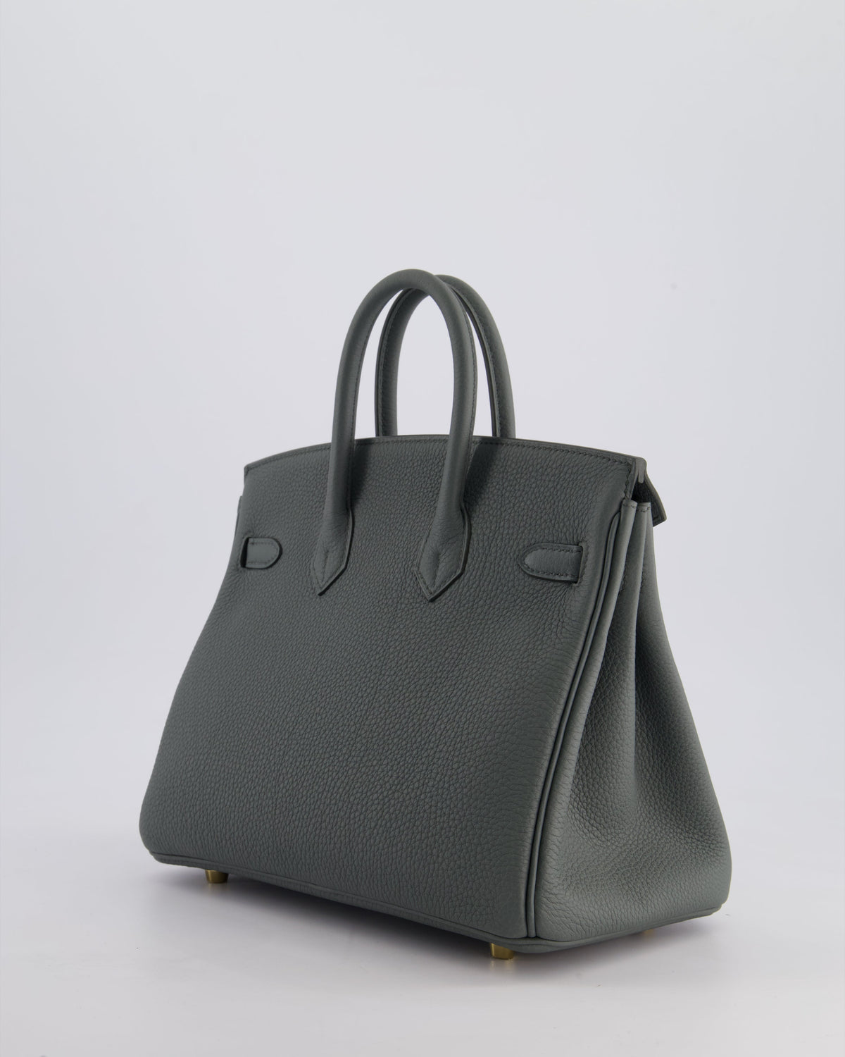 *SUPER HOT COLOUR* Hermès Birkin 25cm Retourne Bag in Vert Amande Togo Leather with Gold Hardware