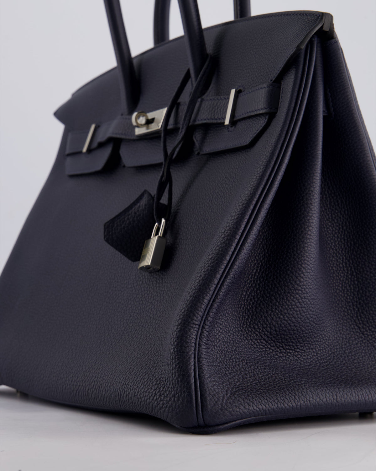 *HOT* Hermès Birkin 35cm Bag in Bleu Nuit Retourne Togo Leather with Palladium Hardware