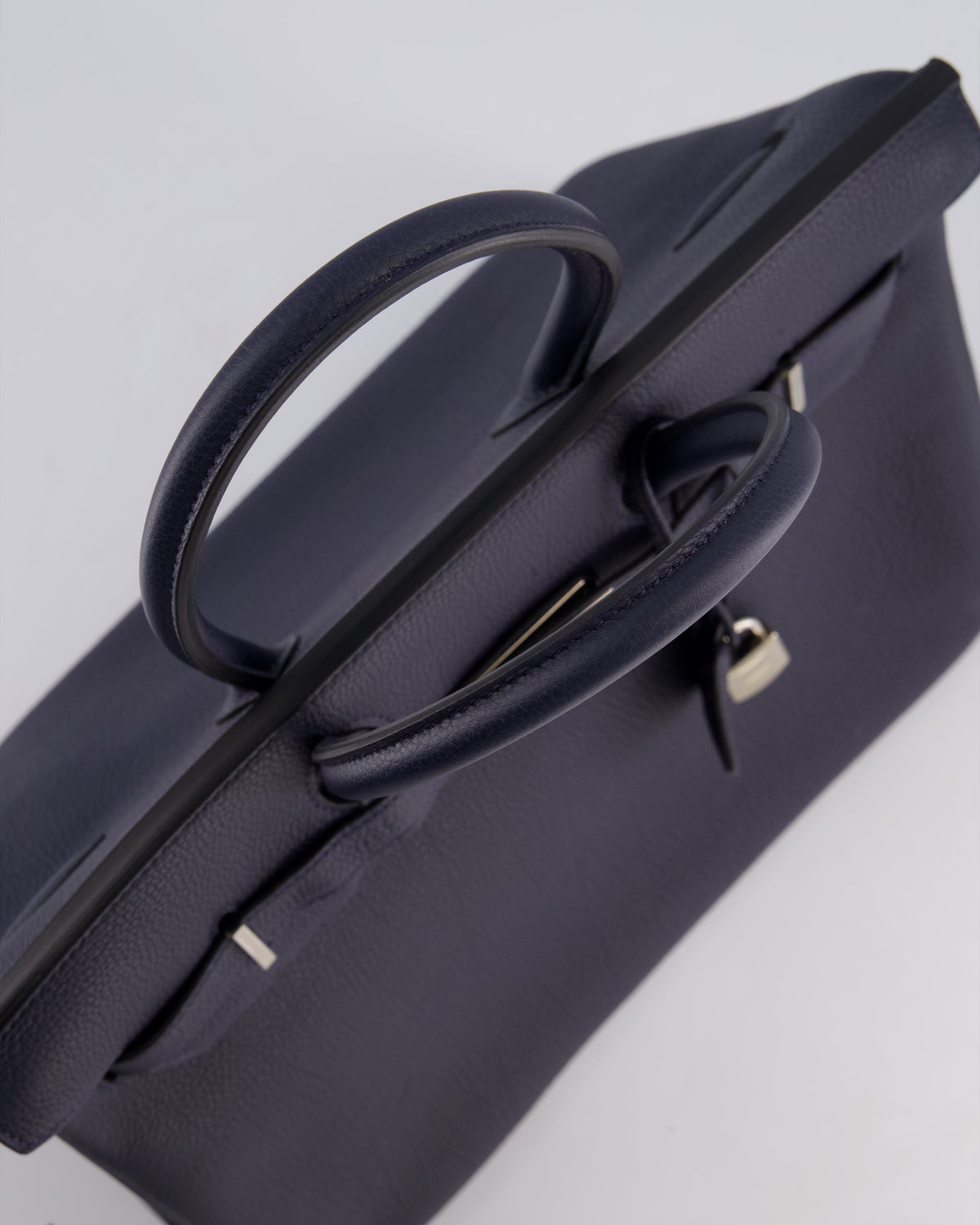 *HOT* Hermès Birkin 35cm Bag in Bleu Nuit Retourne Togo Leather with Palladium Hardware