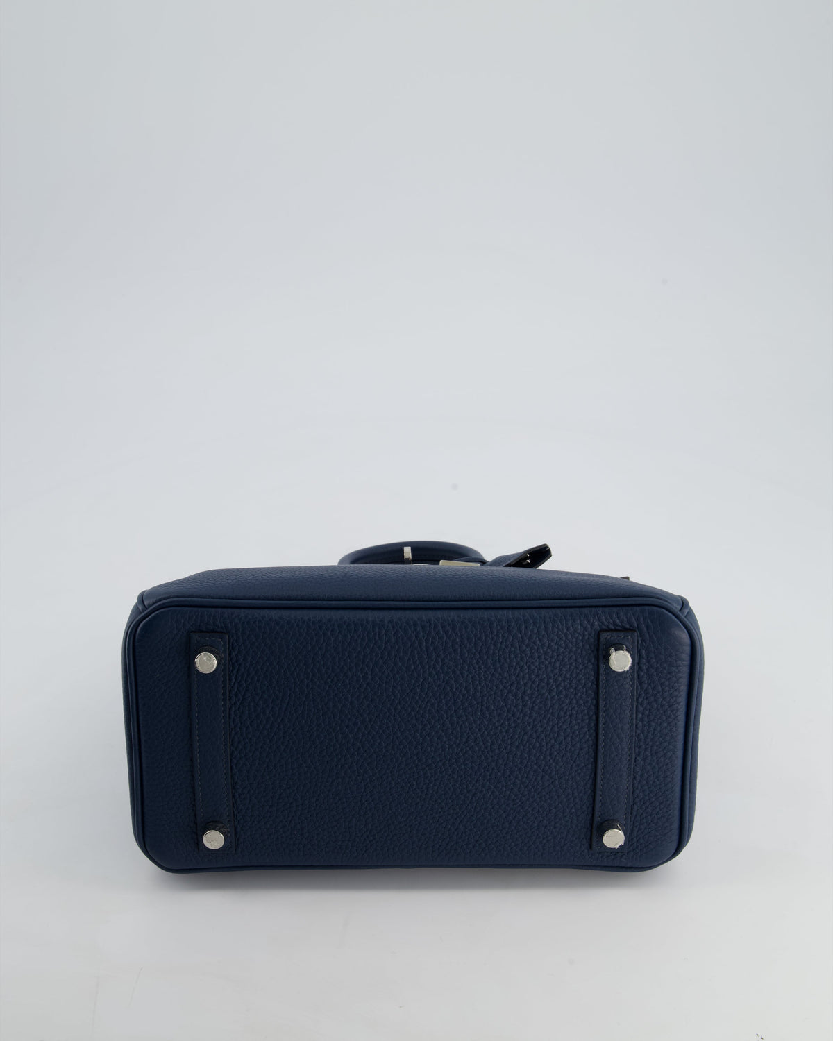 *HOT* Hermès Birkin Retourne 25cm Bag in Bleu De Prusse Togo Leather with Palladium Hardware
