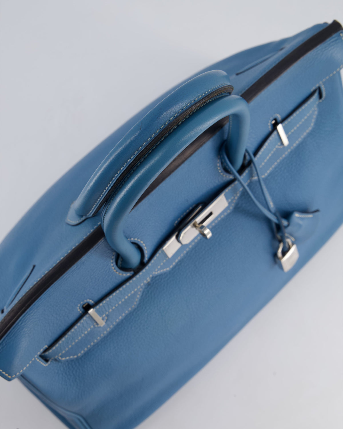*HOT* Hermès Birkin 35cm Bag in Blue Jean Togo Leather with Palladium Hardware
