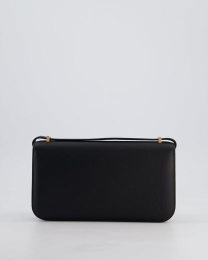 *NEW RELEASE* Hermès Constance 1-Elan Miroir Bag in Noir Epsom Leather with Rose Gold Hardware