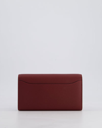 *HOT* Hermès Constance To Go Bag in Rouge H Epsom Leather with Gold Hardware