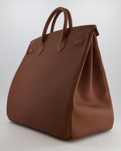*LIMITED EDITION* Hermès HAC Bag 40cm Coup de Soleil in Gold Clair & Fonce Togo Leather with Palladium Hardware
