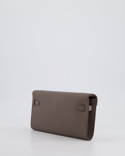 Hermès Kelly To Go Bag in Gris Etain Epsom Leather with Palladium Hardware