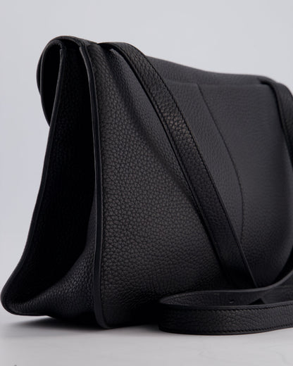 Hermes Halzan Bag 31cm in Noir Togo Leather with Gold Hardware RRP £4890