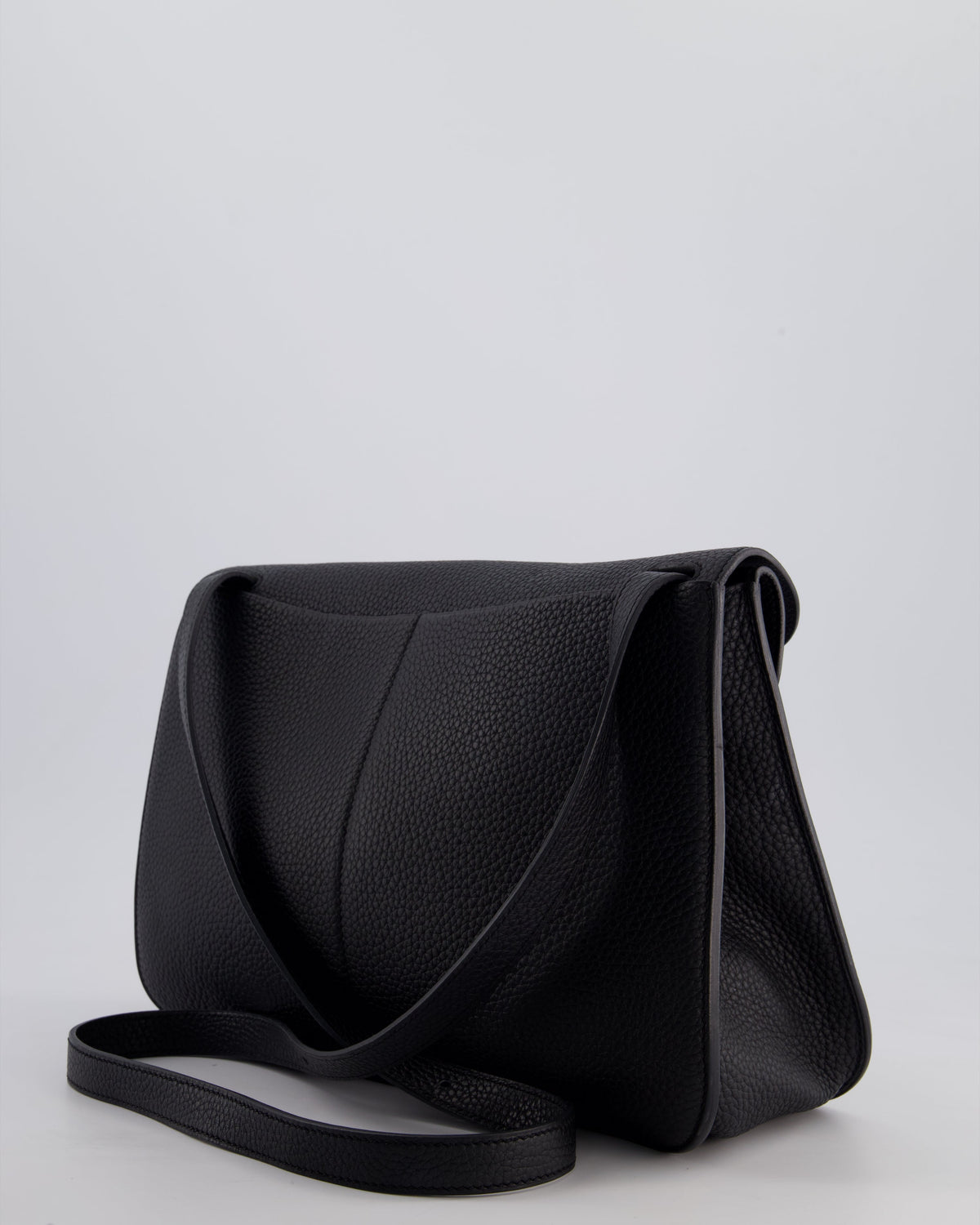 Hermes Halzan Bag 31cm in Noir Togo Leather with Gold Hardware RRP £4890