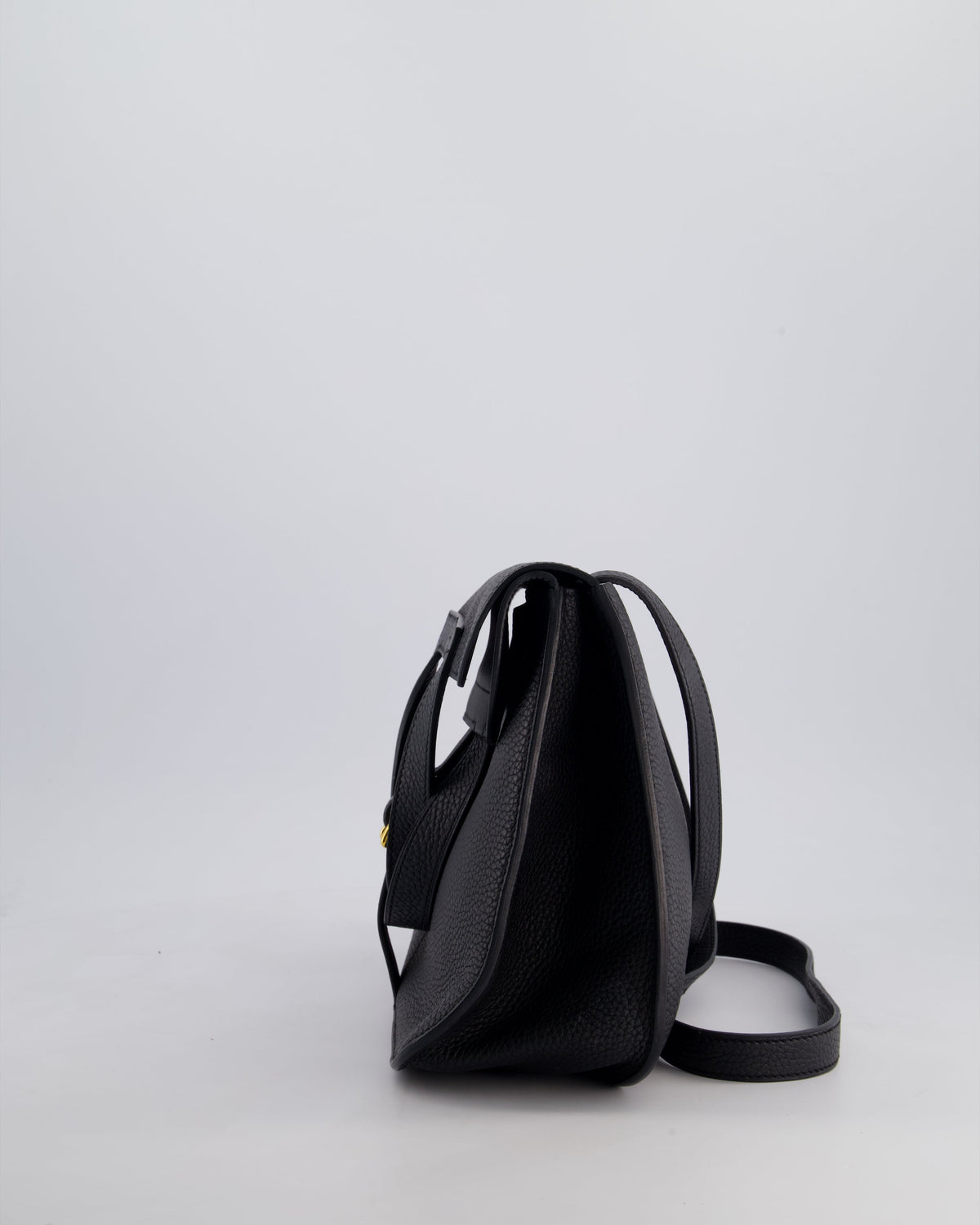Hermes Halzan Bag 31cm in Noir Togo Leather with Gold Hardware RRP £4890