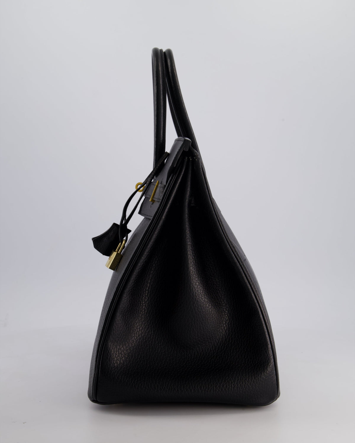 Hermès Birkin 35cm Retourne in Black Ardennes Leather with Gold Hardware