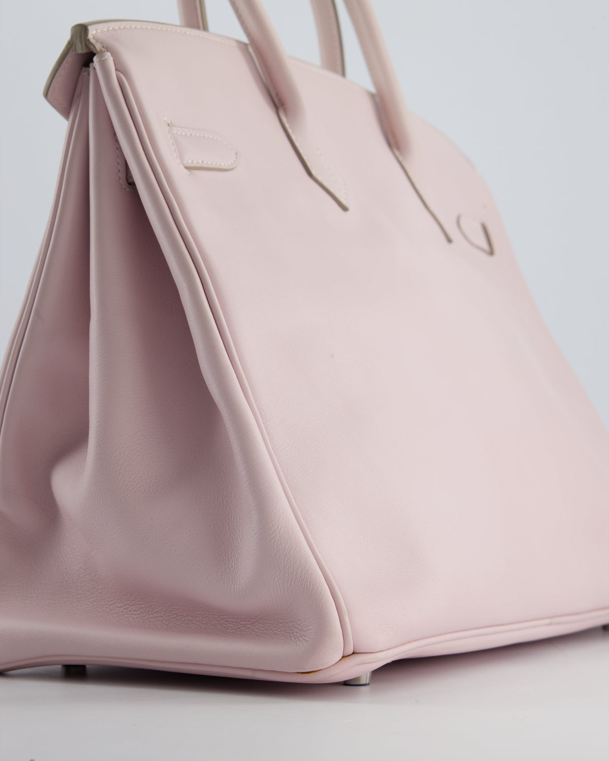 Hermès Birkin Bag 35cm in Rose Dragee Swift Leather with Palladium Hardware
